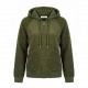 CHAQUETA VERDE CON HILADURA DE PELO MUJER MCM