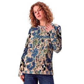 CAMISETA DE PUNTO ESTAMPADA MUJER LILI DUDU