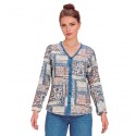 CAMISETA ESTAMPADA DE PUNTO MUJER LILI DUDU +COLORES