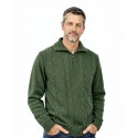JERSEY VERDE TRENZADO DE HOMBRE G-54
