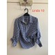 Camisa cuadros azul de mujer privilege