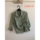 Camisa cuadros kaki de mujer privilege
