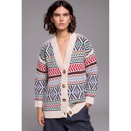 CHAQUETA DE CENEFAS MUJER TACHY ZUCCA