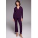 JERSEY MORADO DE PUNTO PICO MUJER TACHY ZUCCA 