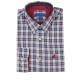 CAMISA CUADROS GRANATE FORESTAL