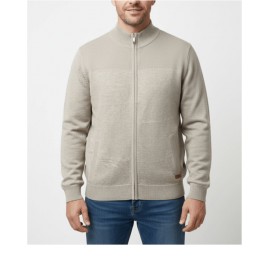 CHAQUETA CON CREMALLERA BEIGE HOMBRE FORESTAL
