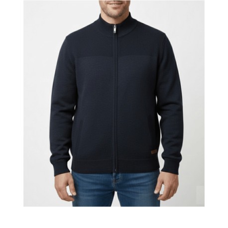 CHAQUETA CON CREMALLERA AZUL MARINO HOMBRE FORESTAL