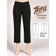 PANTALON CROPED CUADROS MUJER SISSUS MODA