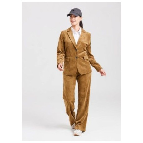 El pantalón acampanado de pana marron mujer sissusmoda