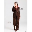 Pantalón acampanado de pana marron mujer sissusmoda