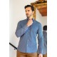 CAMISA CON ESTAMPADO GEOMETRICO HOMBRE CARLOS CORDOBA
