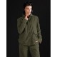 CHAQUETA DE PANA VERDE KAKI  MUJER SISSUS MODA