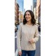 JERSEY TRENZADO AVENA MUJER JUPER