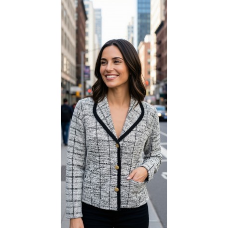 CHAQUETA SOLAPA MUJER JUPER