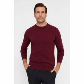 JERSEY BASICO REDONDO, MARRON CHOCOLATE