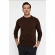 JERSEY BASICO REDONDO MARRON CHOCOLATE MOLGOY HOMBRE