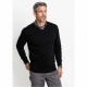 JERSEY BASICO PICO NEGRO MOLGOY hombre