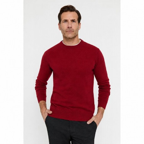 JERSEY BÁSICO MOLGOY CUELLO REDONDO SANGRE