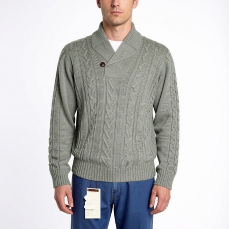 JERSEY CUELLO SMOKING, VERDE