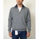 JERSEY CON CREMALLERA JACQUARD GRIS HOMBRE