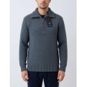 Jersey gris de hombre cuello perking  hombre g-54 