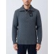 Jersey gris de hombre cuello perking  hombre g-54 