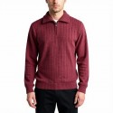 Jersey de hombre cuello perking en color caldera g-54