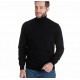 JERSEY Clásico Cuello Cisne NEGRO HOMBRE