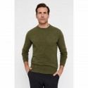 JERSEY BÁSICO REDONDO, VERDE CAZA MOLGOY HOMBRE