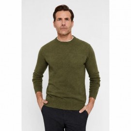 JERSEY BÁSICO REDONDO, VERDE CAZA MOLGOY HOMBRE