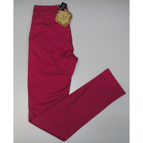 PANTALON PITILLO MUJER FUCSIA