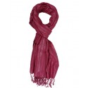 FULAR FUCSIA Y PLATA