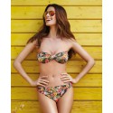 BIKINI BANDO DE FLORES. MUJER