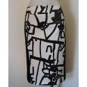 FALDA DE MUJER CON ESTAMPADO GEOMETRICO