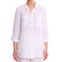 CAMISA BLANCA CON BOLSILLOS