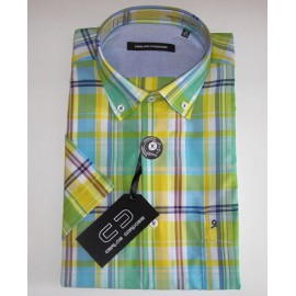 CAMISA CUADROS MANGA CORTA HOMBRE