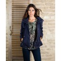 PARKA DE LONETA AZUL MARINO