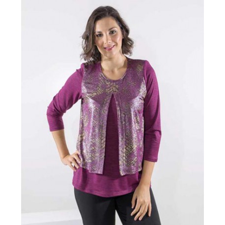 BLUSON FANTASIA EN MORADO MUJER
