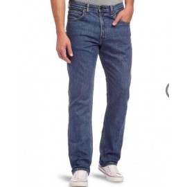 Lee Brooklyn Stretch Straight Leg Jeans Dark Stonewash