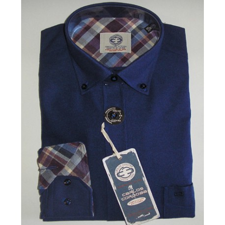 CAMISA AZUL VILLELA CARLOS CORDOBA HOMBRE