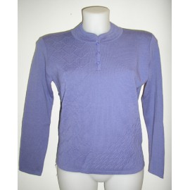 JERSEY LISO DE MUJER CON BOTONES +COLORES