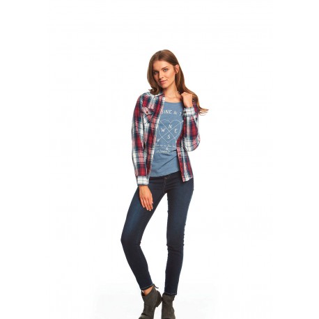Jegging en denim slim fit para mujer