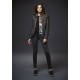 PANTALON PITILLO GRIS BOLSILLOS PAZ TORRAS MUJER