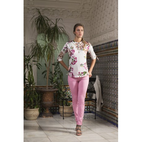 PANTALON PITILLO ELASTICO MUJER +COLORES