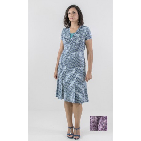FALDA ESTAMPADA DE GODES MUJER