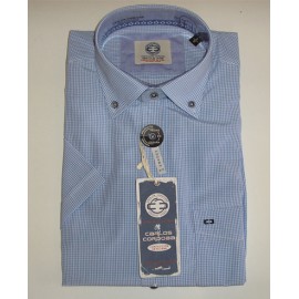CAMISA DE CUADROS AZUL DE CARLOS CORDOBA HOMBRE