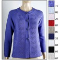 CHAQUETA DE PUNTO CON CALADOS MUJER TACHY ZUCCA +COLORES