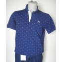 POLO AZULON CON GOTAS BLANCAS HOMBRE RIDEBIKE