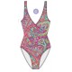 BAÑADOR ESTAMPADO CRUZADO MUJER ANOA