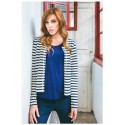 Chaqueta corta de punto, estilo navy MUJER MARIÑA RIVEIRO